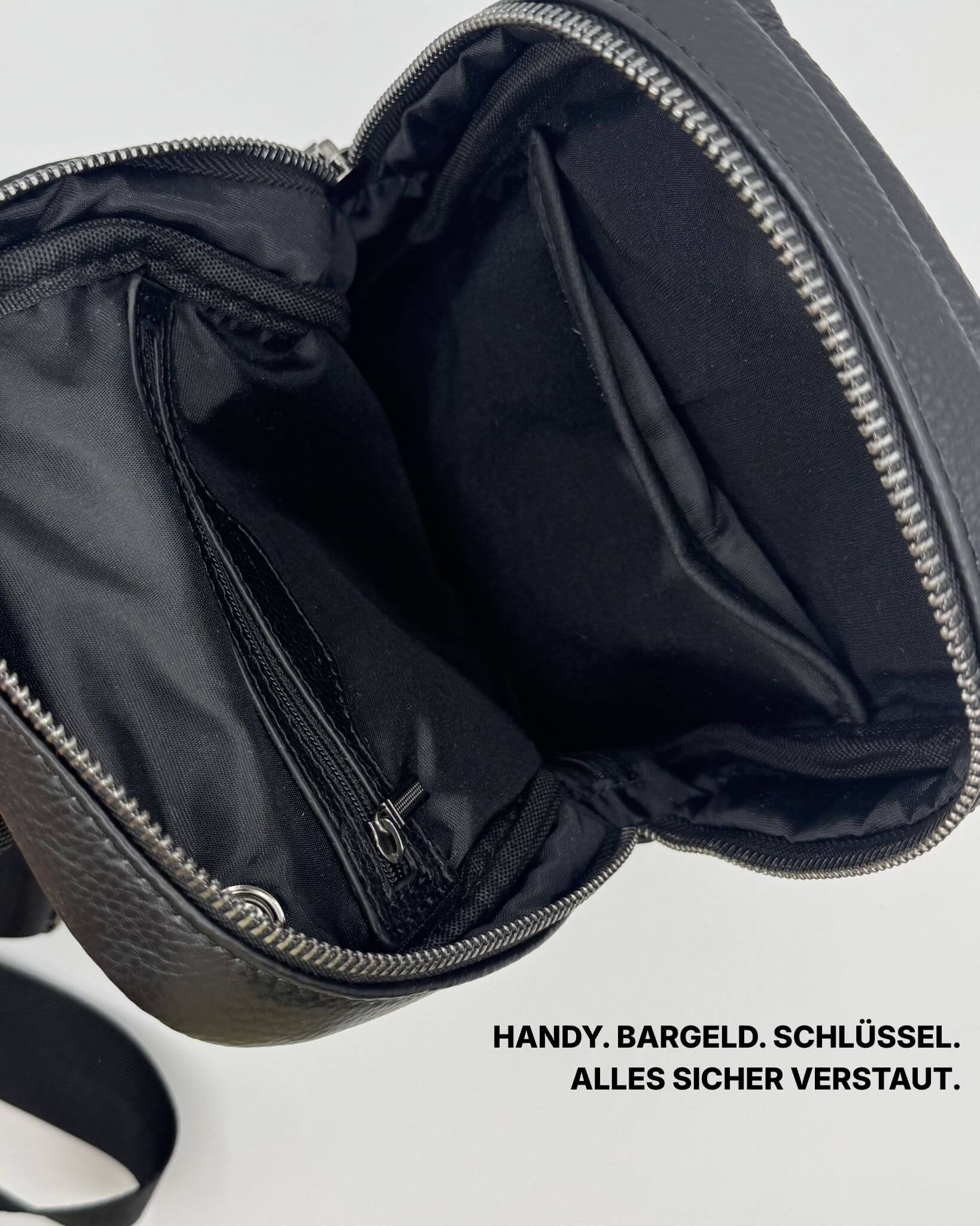 Herren Crossbody Tasche aus Echtleder