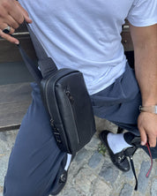 Herren Crossbody Tasche aus Echtleder